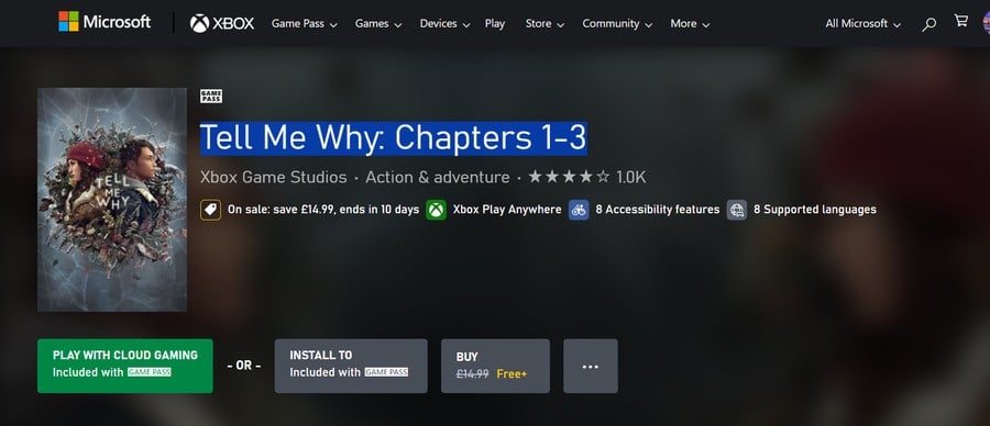 Xbox First-Party Game ‘Tell Me Why’ Is Now Free To Claim For Everyone