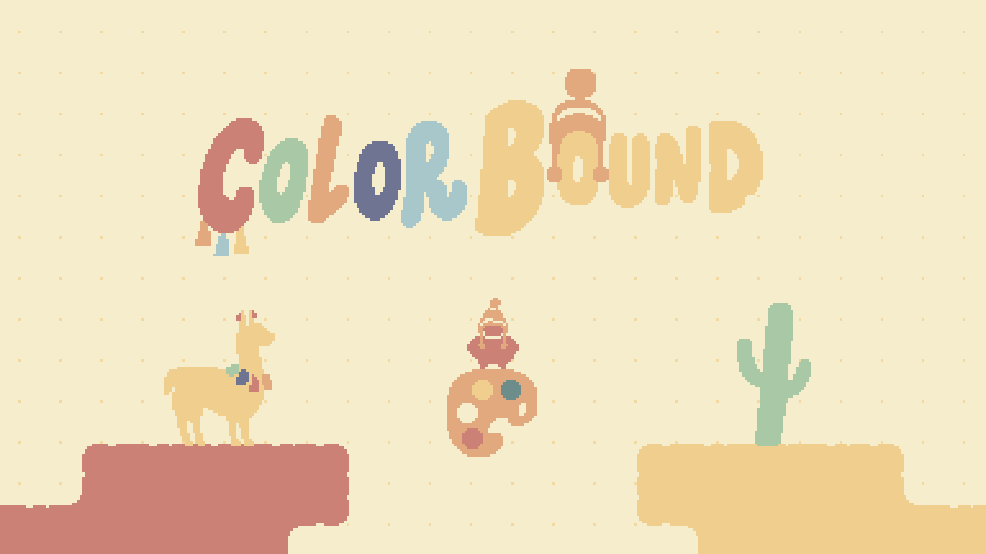 Colorful puzzle platformer Colorbound announced for PC