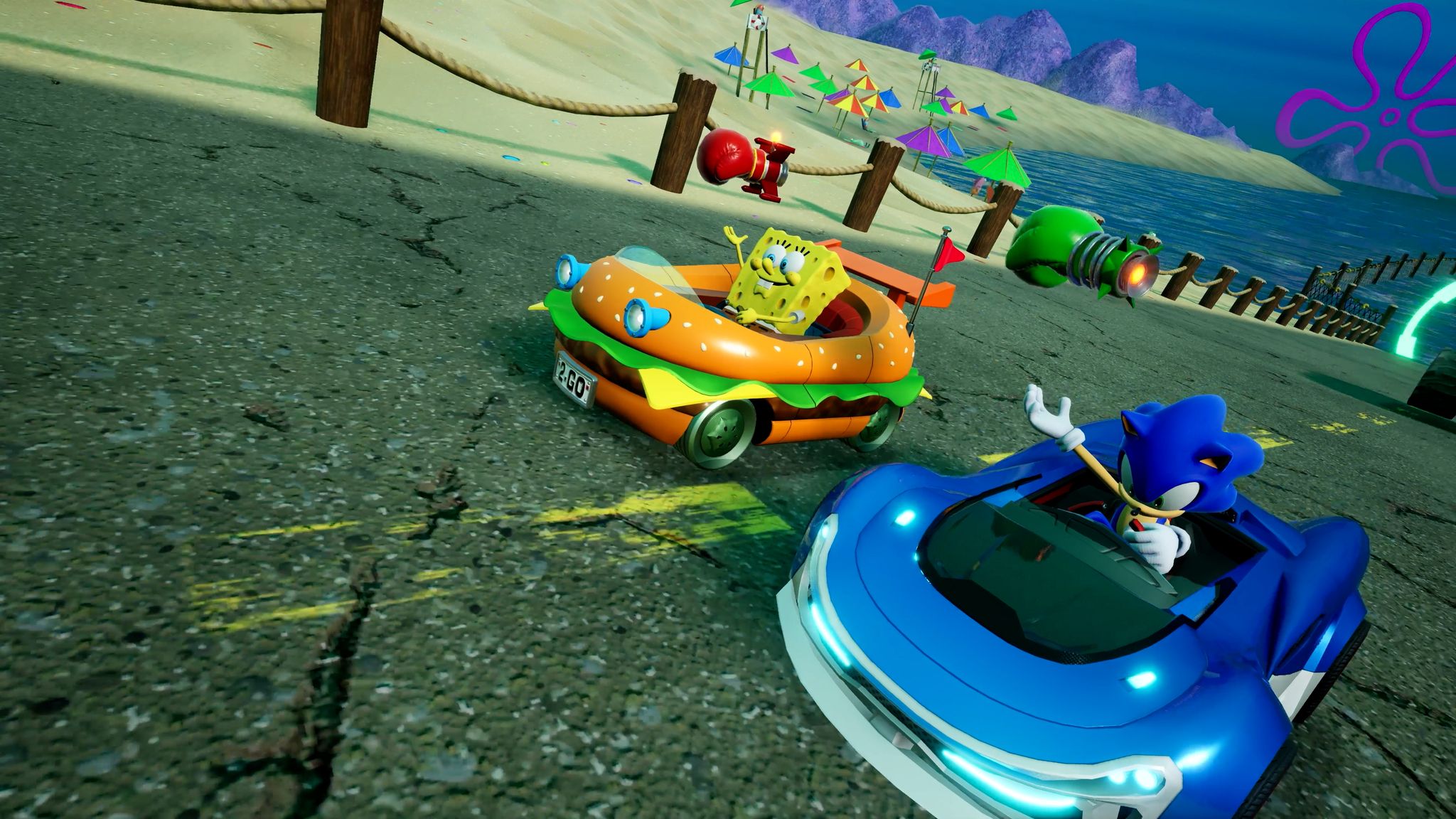 Leaked Sonic Racing Crossover officially unveiled, bringing Nickelodeon stars to the track