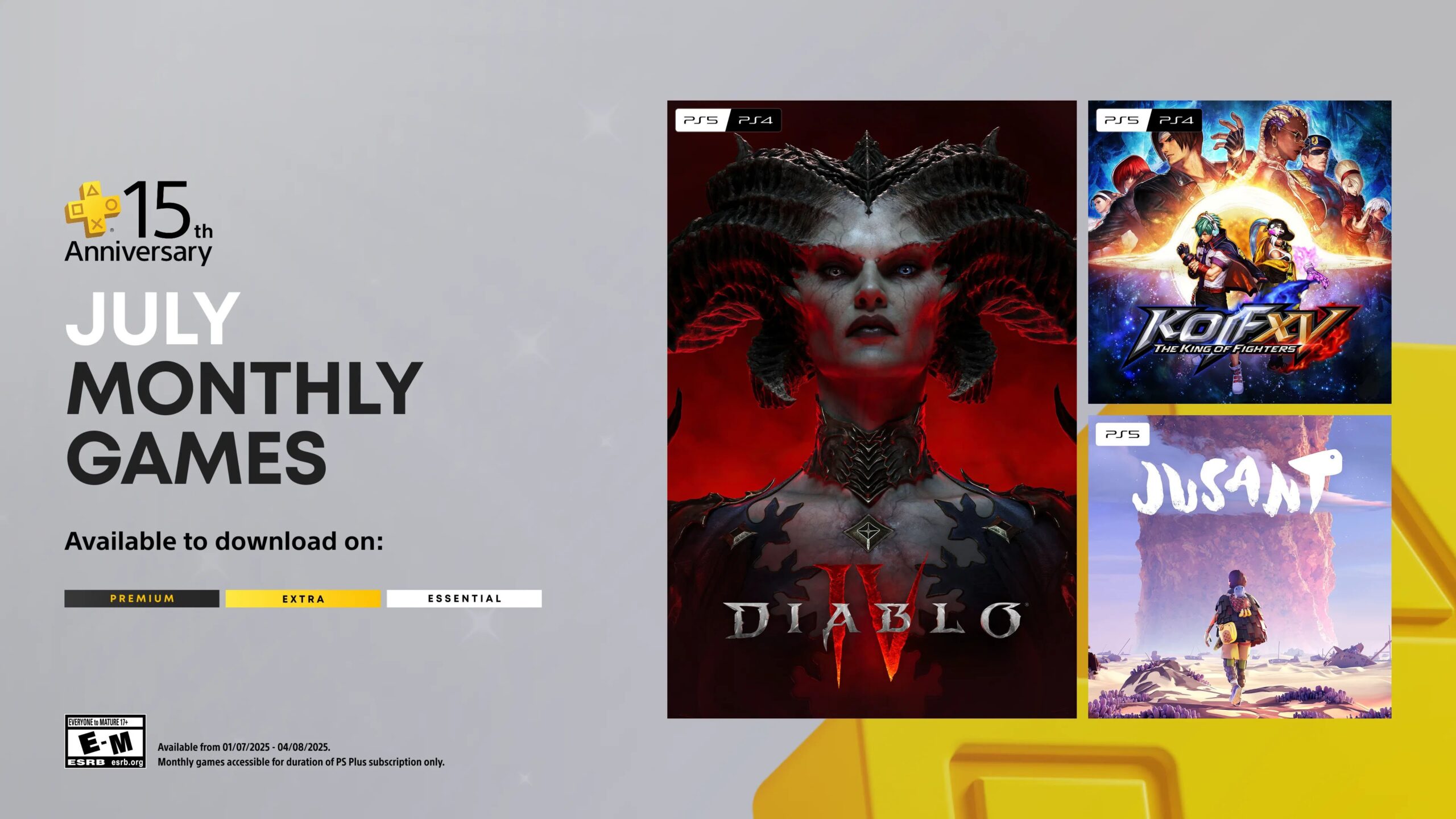 PlayStation Plus Monthly Games lineup for July 2025 announced
