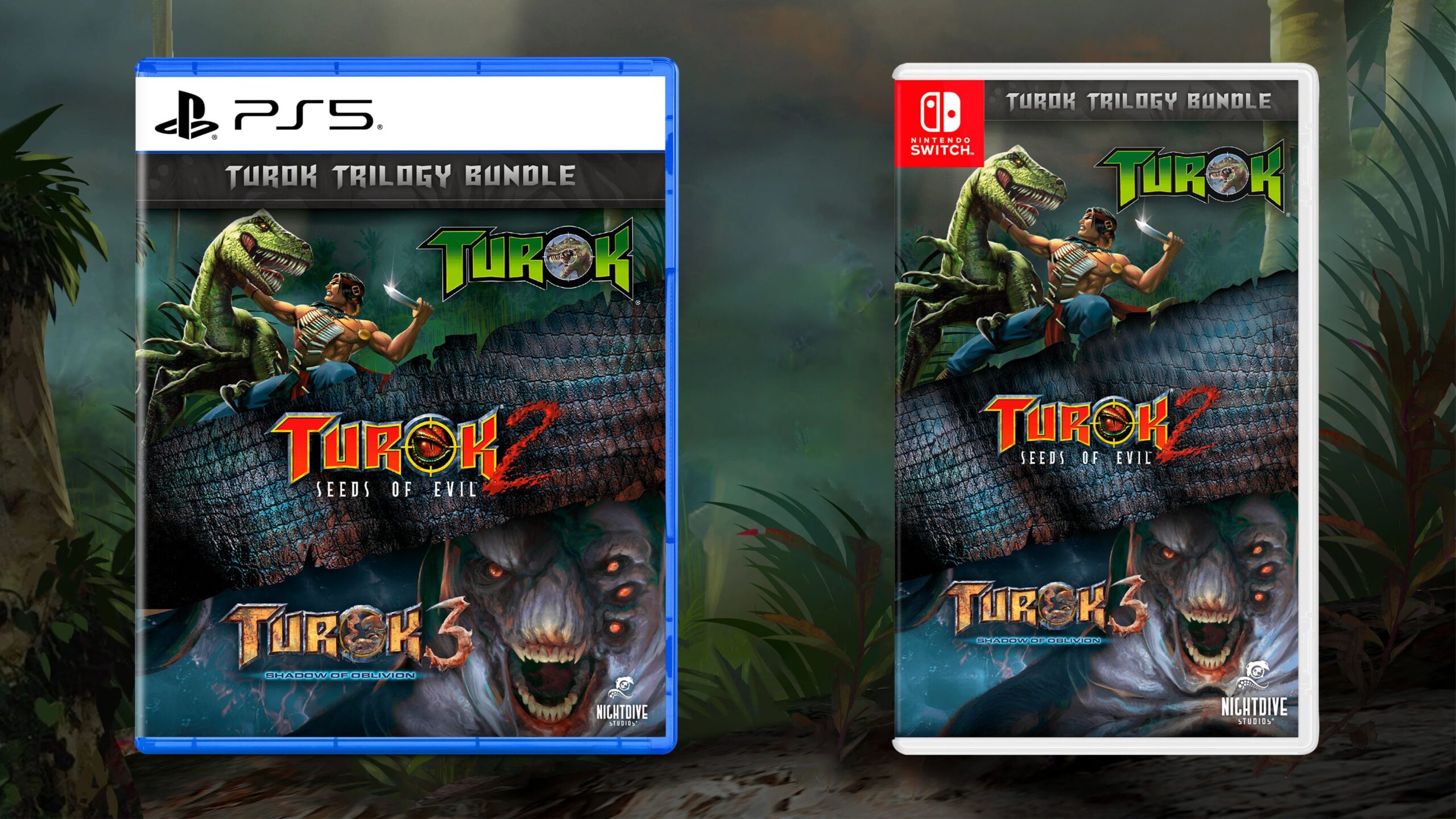 Turok Trilogy Bundle physical edition announced for PS5, Switch