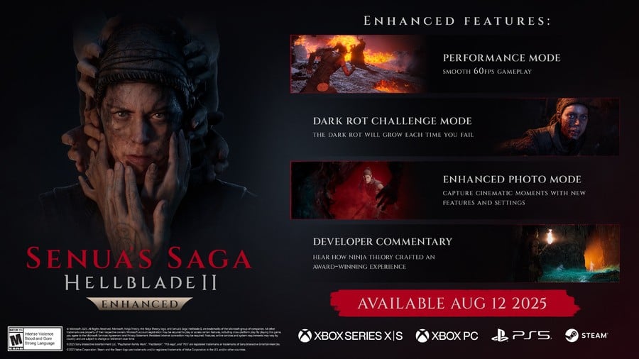Hellblade 2 To Receive Free 60FPS Xbox Upgrade Alongside PS5 Release This August