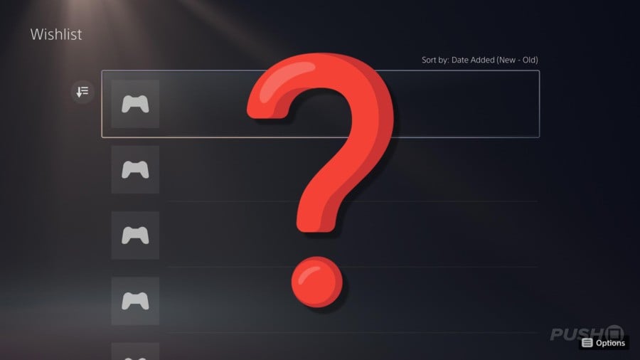 Sony Buffed PS5’s Wishlist, But It’s Been Broken for Weeks Now