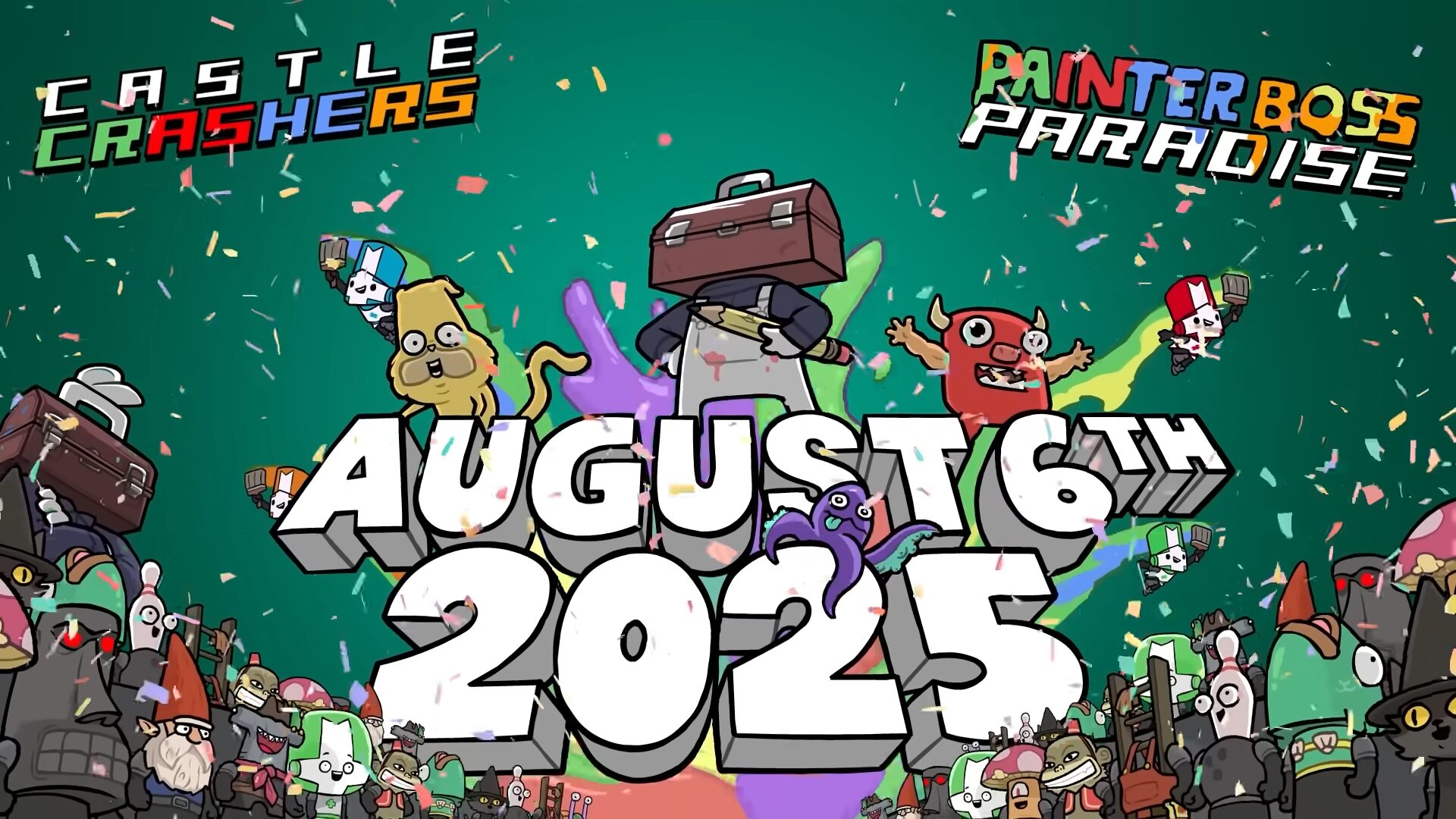 Castle Crashers DLC ‘Painter Boss Paradise’ for PC launches August 6