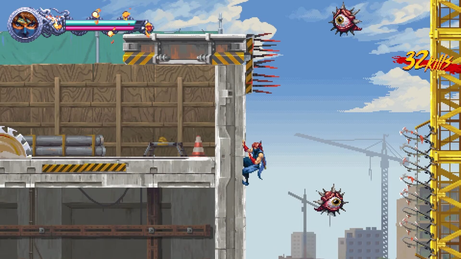 NINJA GAIDEN: Ragebound ‘New Stage and Boss Fight Gameplay’
