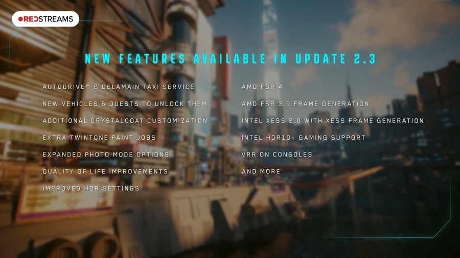 Cyberpunk 2077 Update 2.3 Adds VRR, New Quests & More On Xbox This Week
