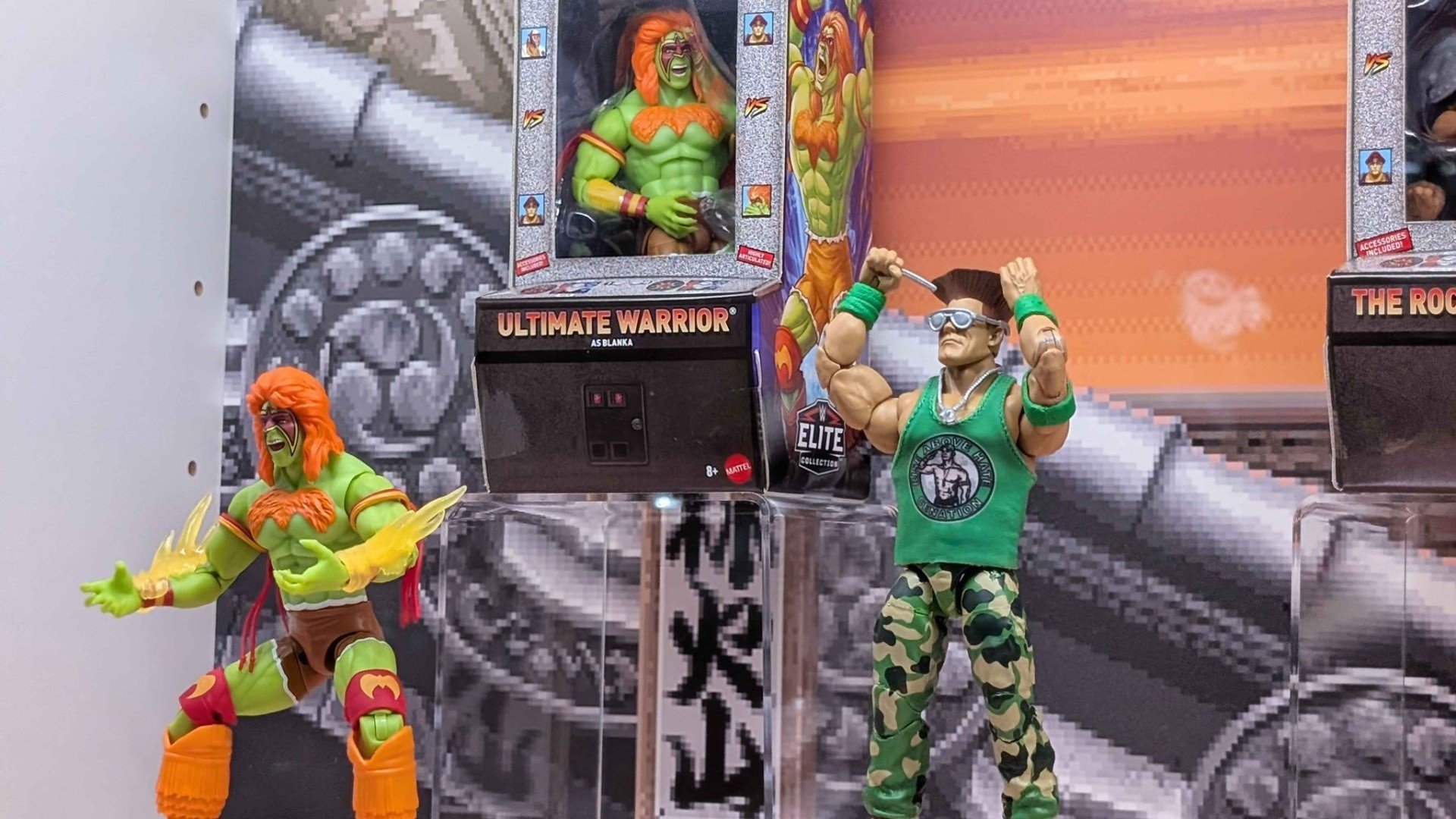 Random: Wrestlers Cosplay as Street Fighters in New Mattel Action Figures