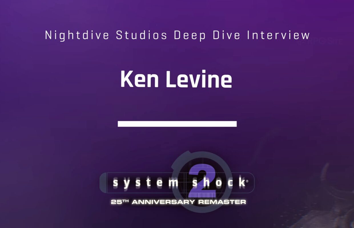 System Shock 2 Deep Dive interview video from Nightdive features Ken Levine and his approach to games