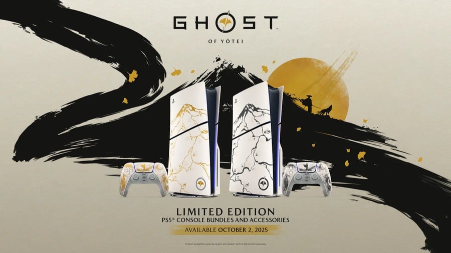 Two Jaw-Dropping Limited Edition Ghost of Yotei PS5 Consoles Announced
