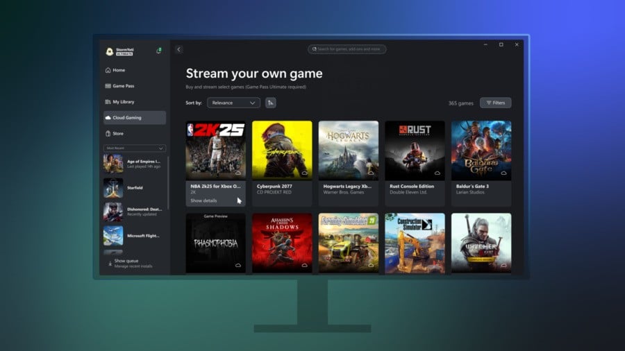 Xbox Brings ‘Stream Your Own Game’ To PC App For The First Time