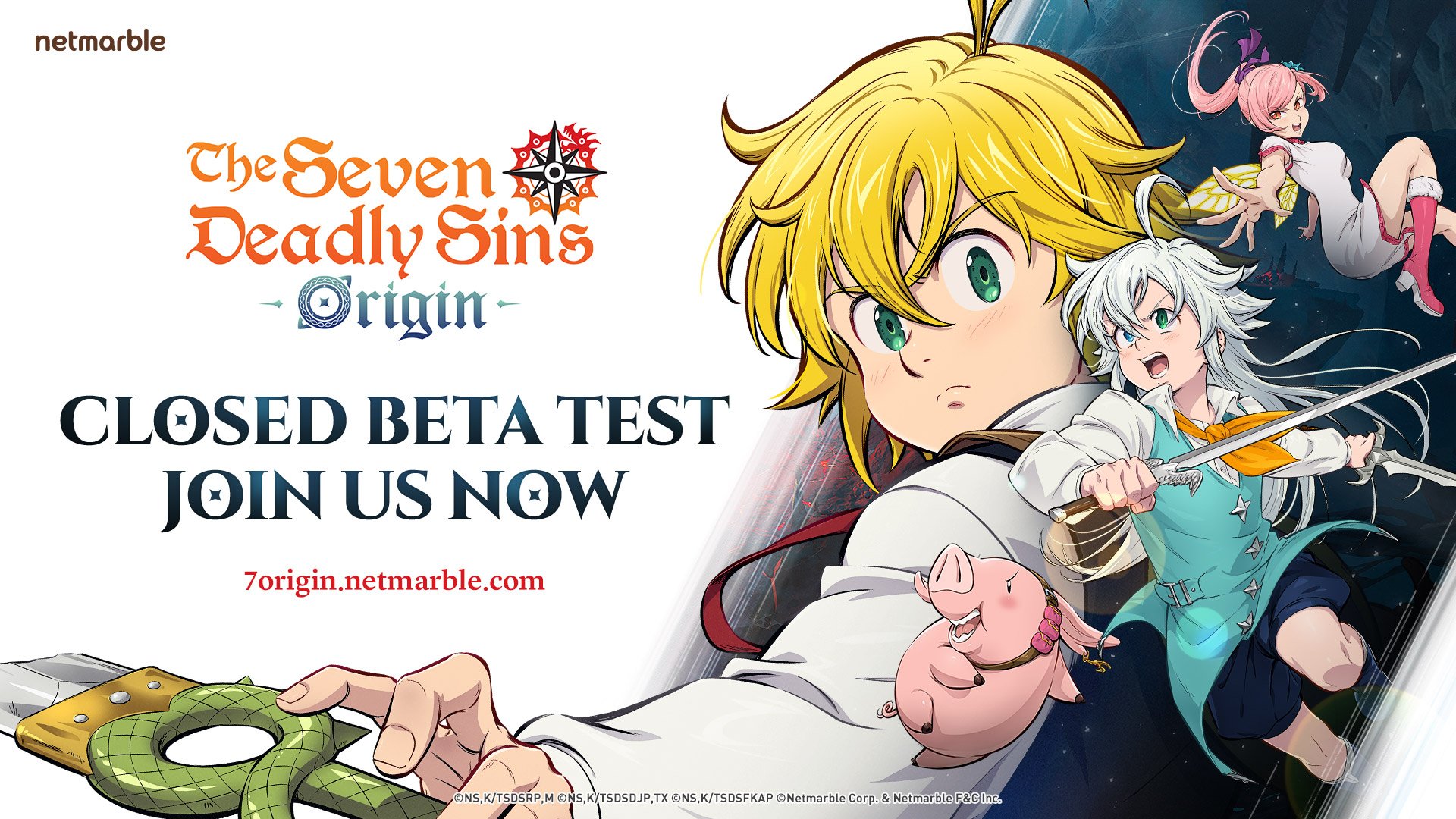 The Seven Deadly Sins: Origin PS5 and PC closed beta test announced
