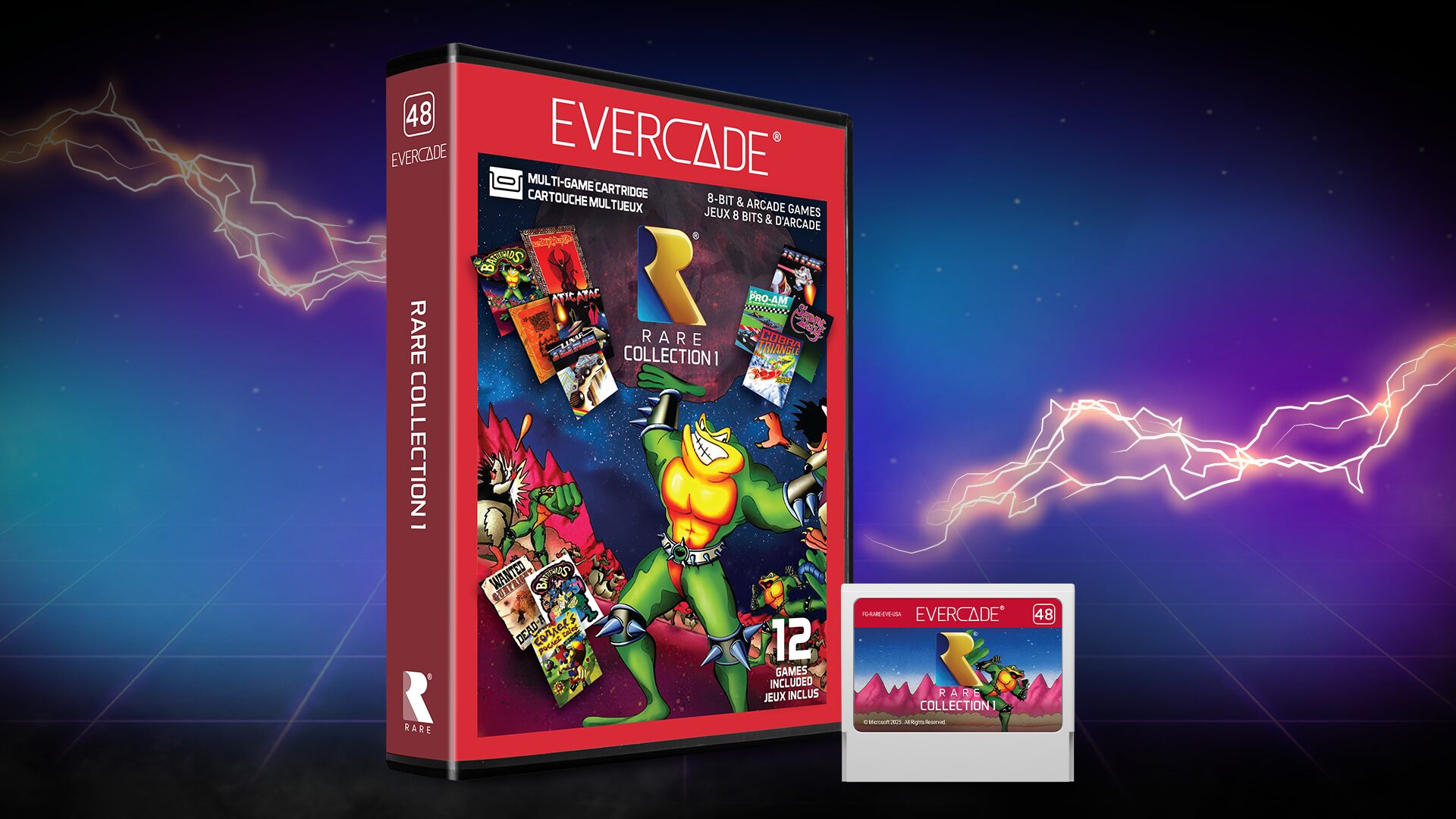 Evercade is getting a 12-game Rare compilation