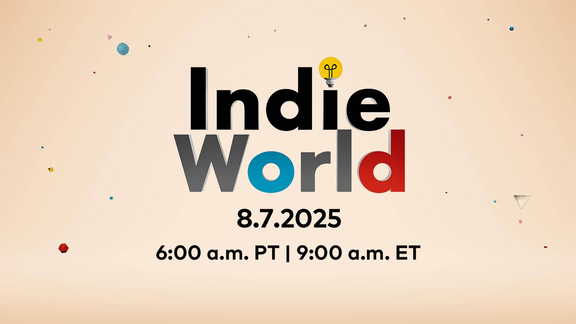 Nintendo Indie World Showcase set for August 7