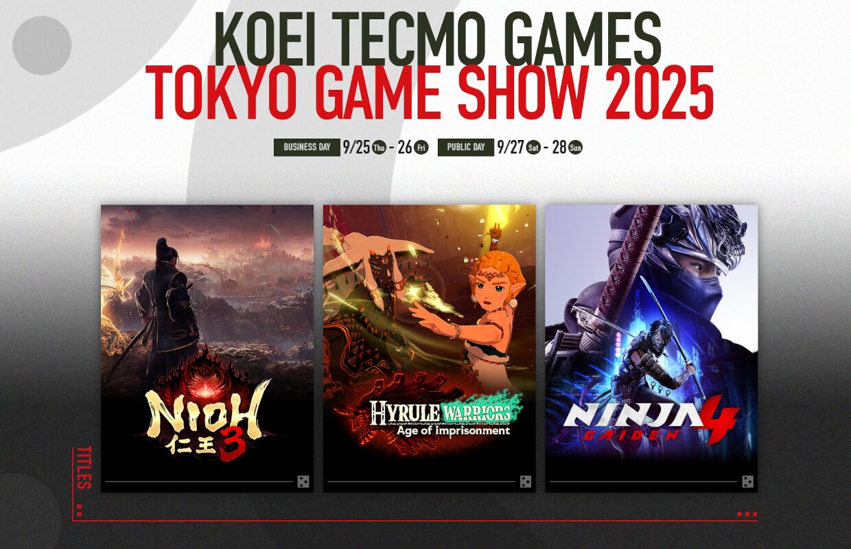 Koei Tecmo Tokyo Game Show 2025 booth will feature Nioh 3 and Hyrule Warriors: Age of Imprisonment