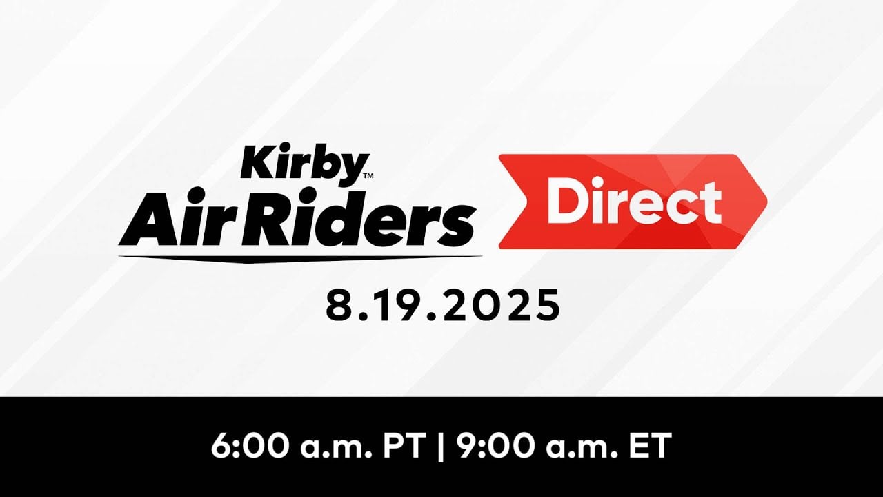 Kirby Air Riders Direct set for August 19
