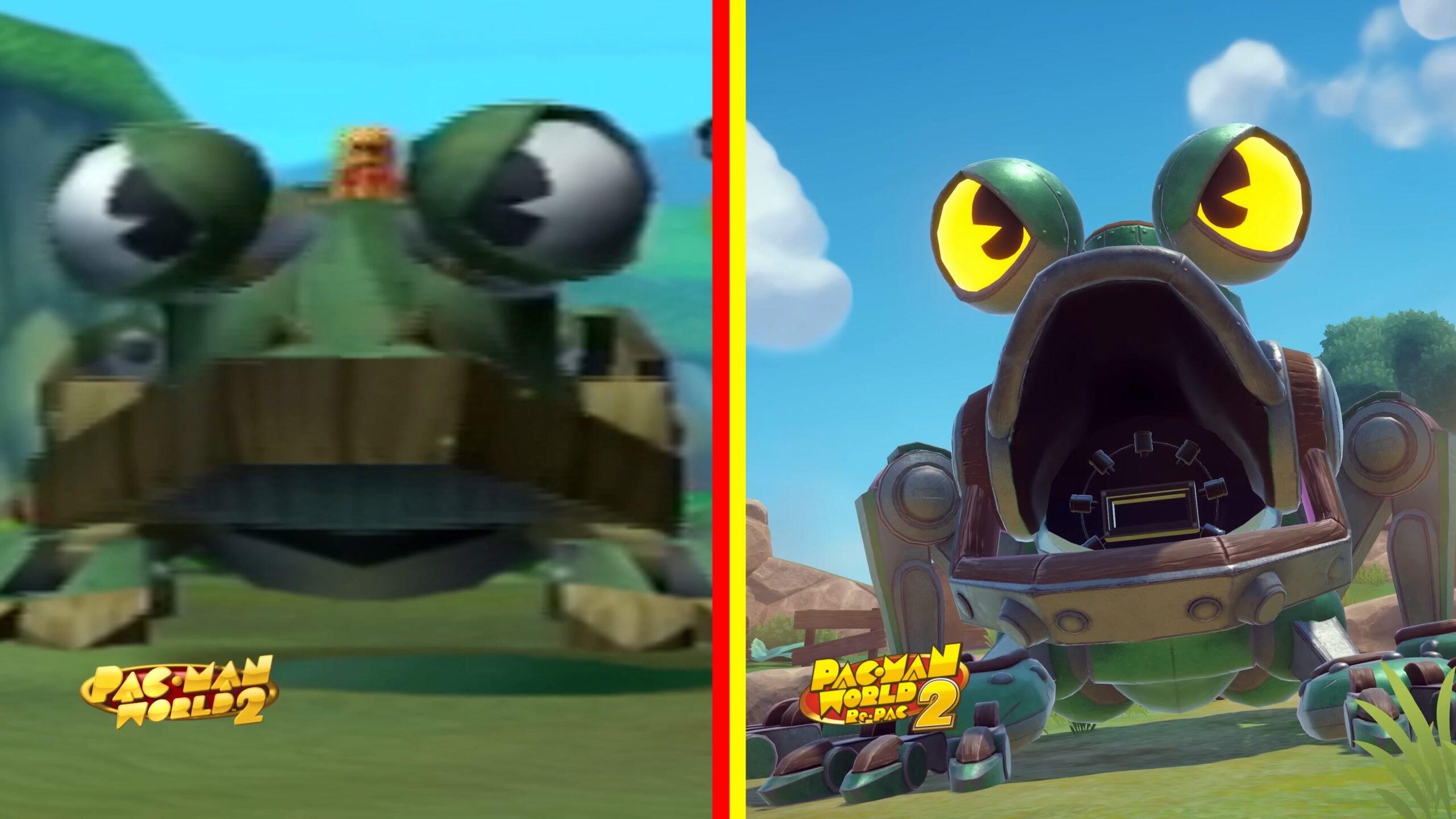 PAC-MAN WORLD 2 Re-PAC ‘Graphics Comparison’ trailer
