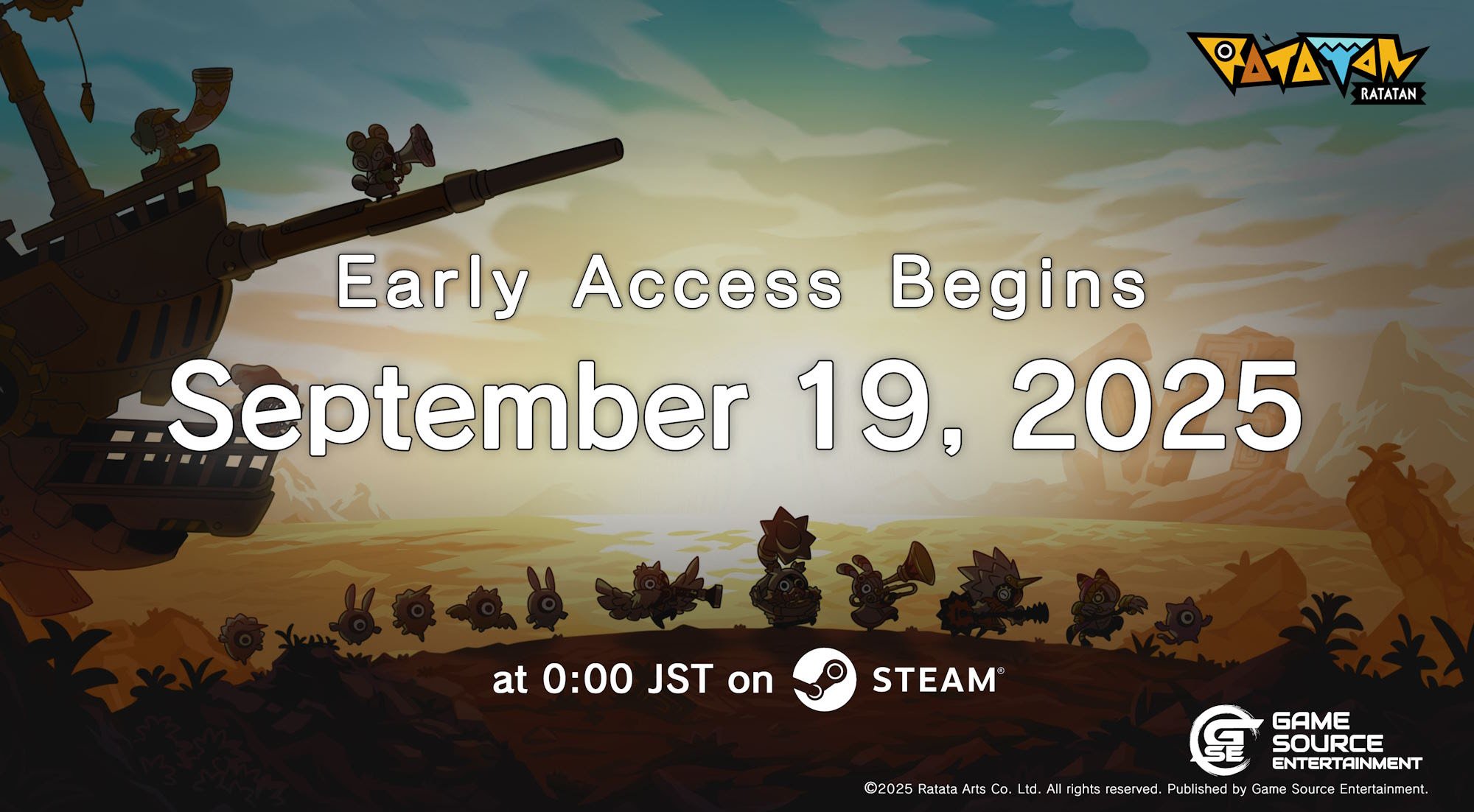 Ratatan launches in Early Access for PC on September 19