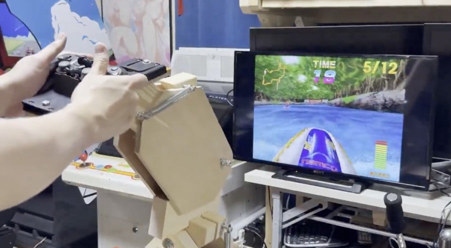 Aqua Jet Play Tester Replicates The Arcade Experience With “Unhinged” Prototype Controller