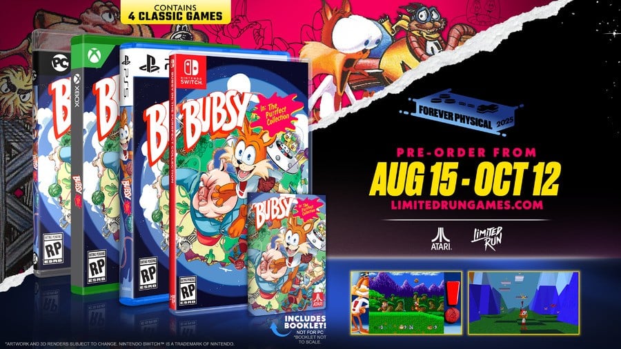 Bubsy In: The Purrfect Collection Slinks Onto Switch This September