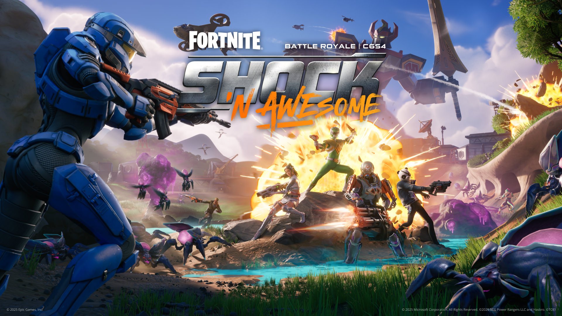 Fortnite Chapter 6 Season 4 trailer reveals Power Rangers collaboration