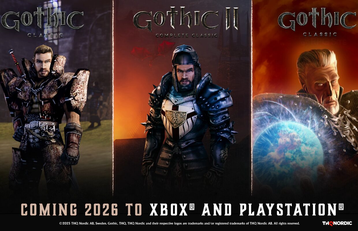 Gothic Classic Collection brings the trilogy to PlayStation and Xbox in 2026