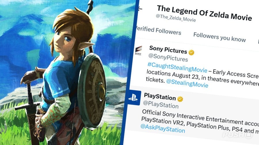 Sony’s Zelda Movie Now Has an Official Social Media Account, and It’s Only Following PlayStation