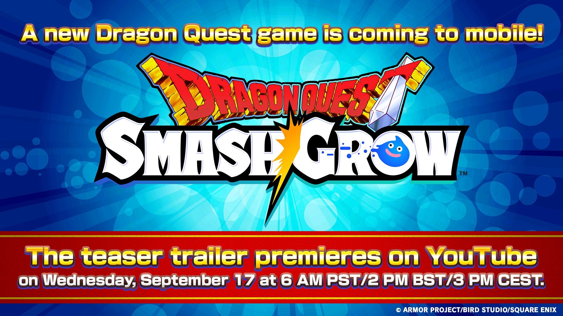 Dragon Quest Smash/Grow announced for iOS, Android