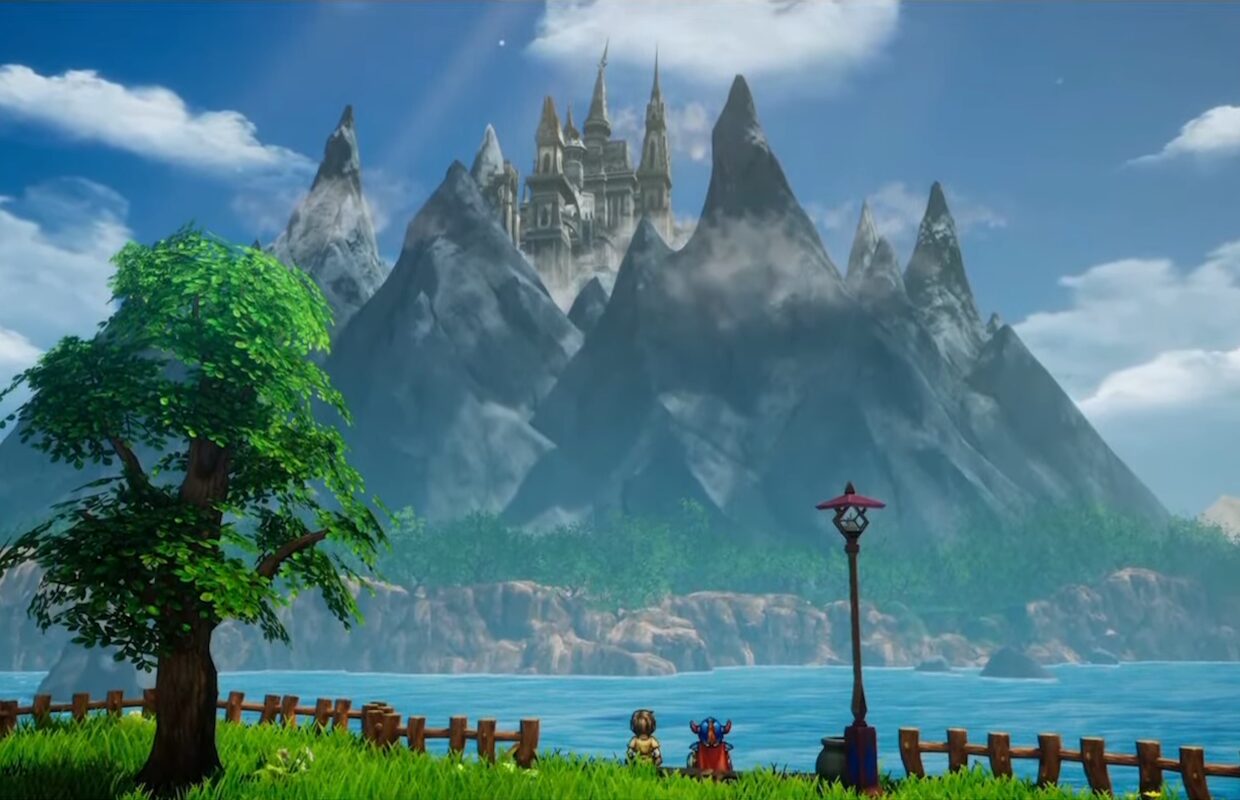 Dragon Quest I prologue comparisons between the original NES and HD-2D remake shown at TGS 2025