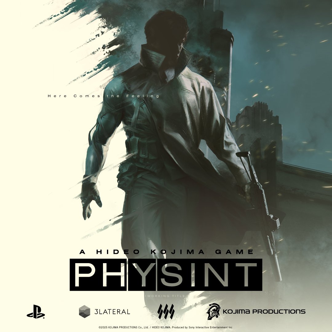Kojima reveals visual for PlayStation stealth game Physint, announces 3 cast members