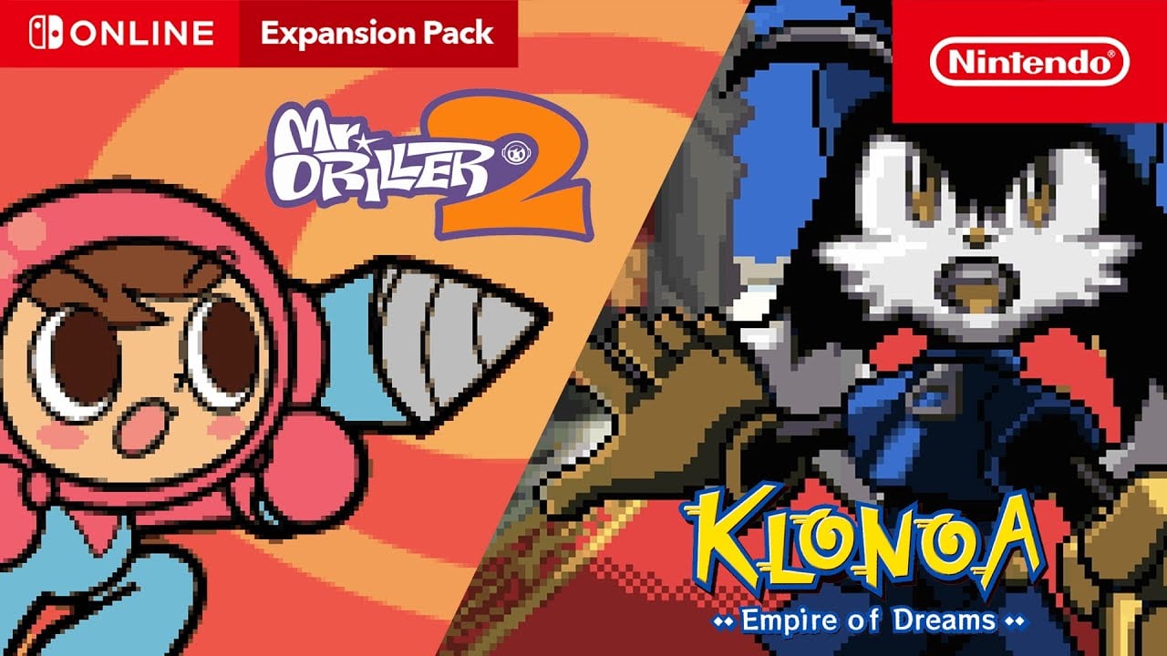 Game Boy Advance – Nintendo Classics adds Mr. Driller 2, Klonoa: Empire of Dreams on September 25