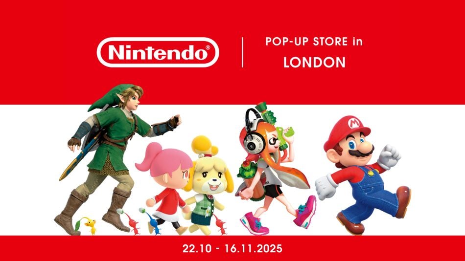Nintendo is opening a pop-up store in London next month