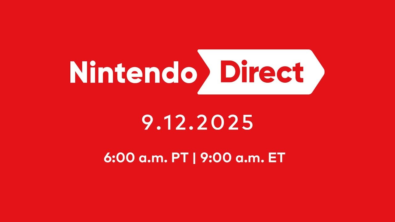 Nintendo Direct set for September 12