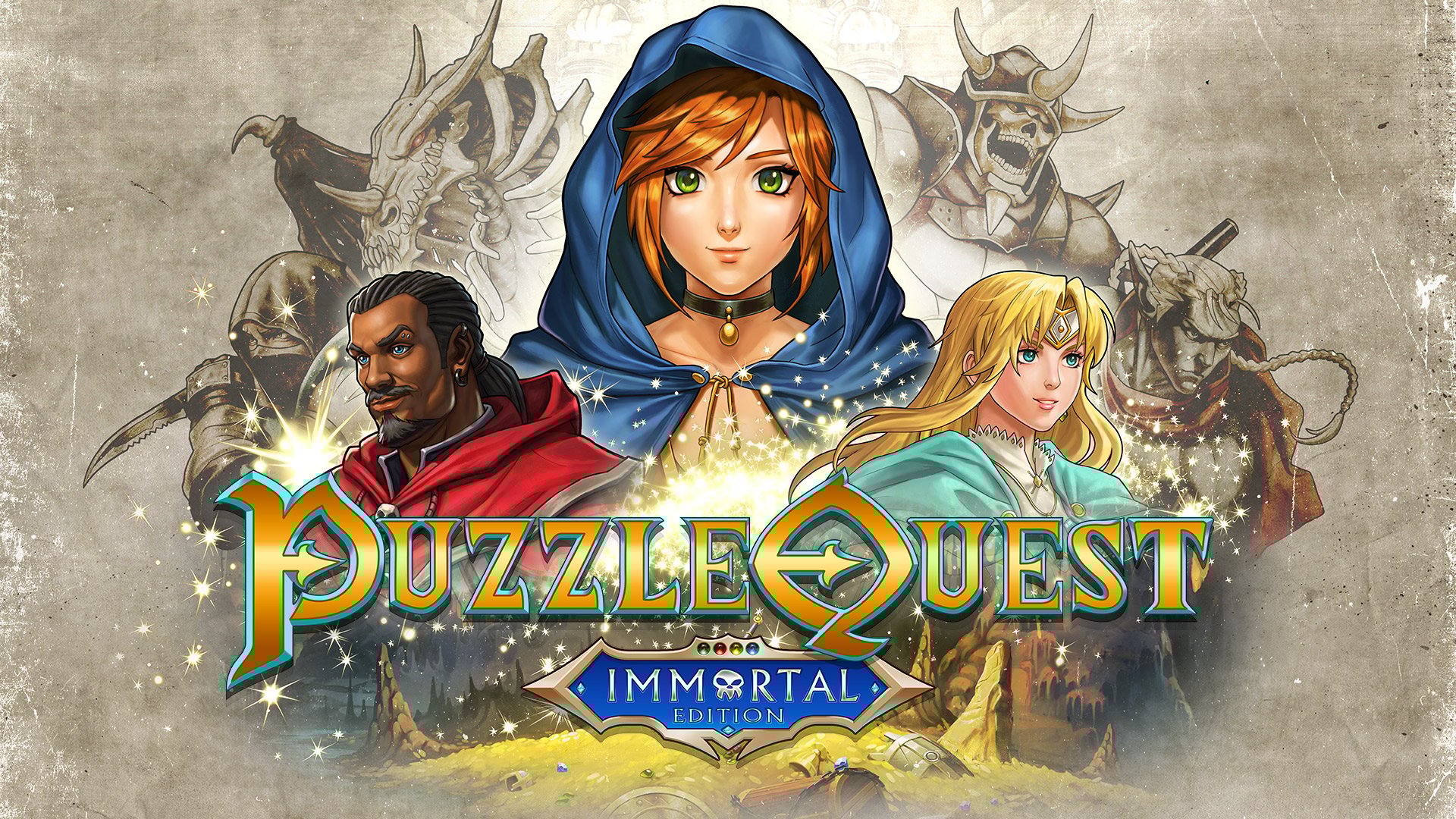 Puzzle Quest: Immortal Edition announced for PS5, Xbox Series, PS4, Xbox One, Switch, and PC