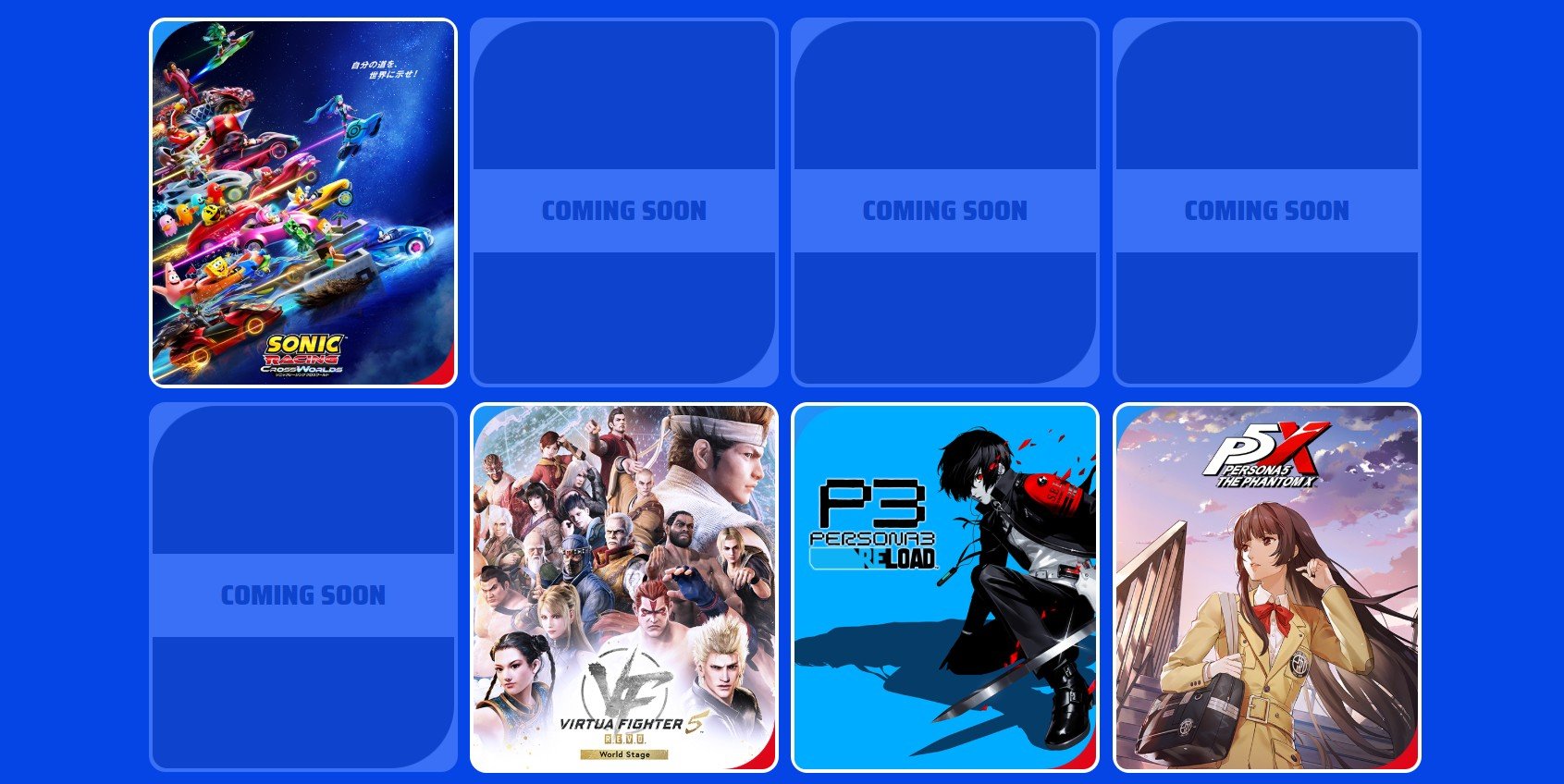 Sega’s Tokyo Game Show line-up teases 4 mystery titles