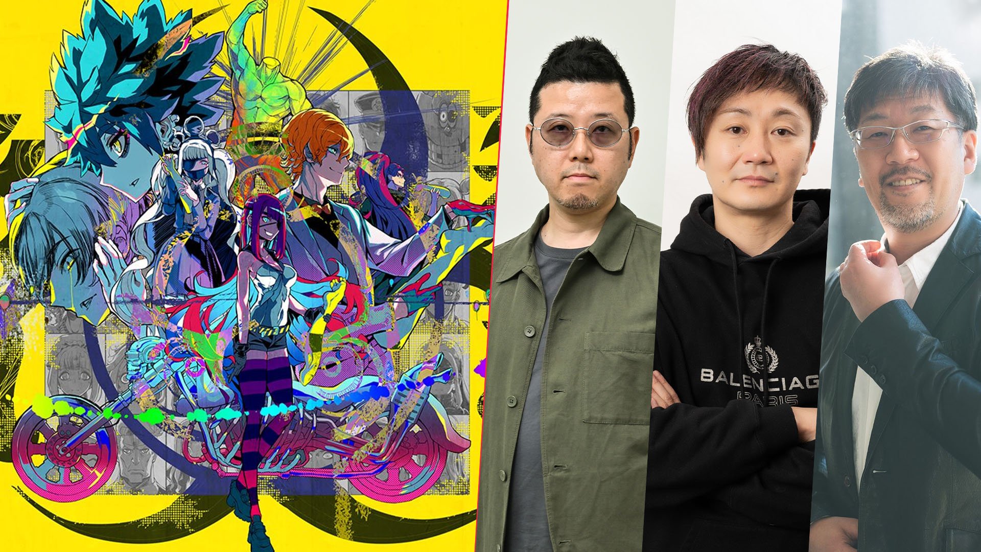 SHUTEN ORDER interview with Kazutaka Kodaka, Takumi Nakazawa, and Masafumi Takada – cults, mysteries, and multiple genres