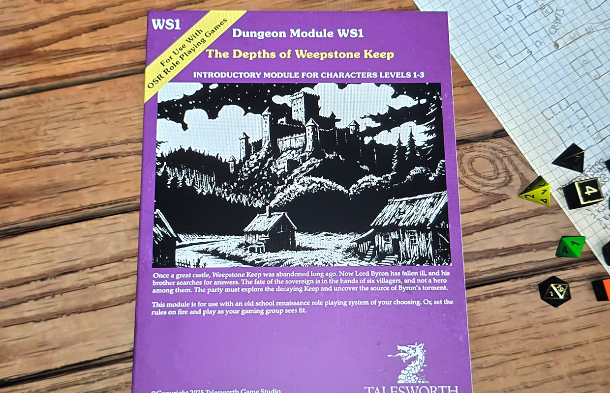 The Secret of Weepstone speaks to me on a deep level as a longtime Dungeons & Dragon player