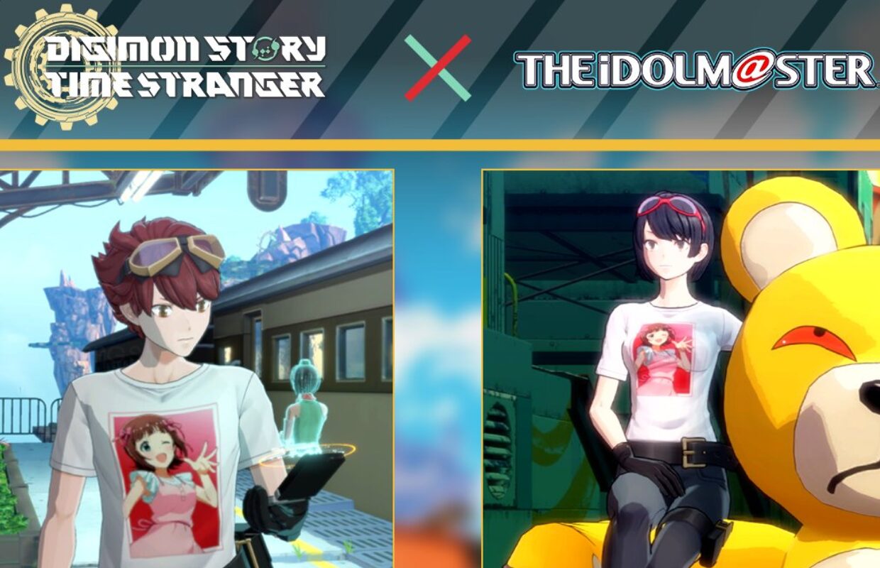 Digimon Story: Time Stranger The Idolm@ster collaboration revealed featuring in-game t-shirt