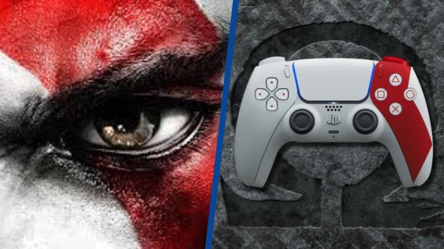 Sony Celebrates 20 Years of God of War with New PS5 Controller