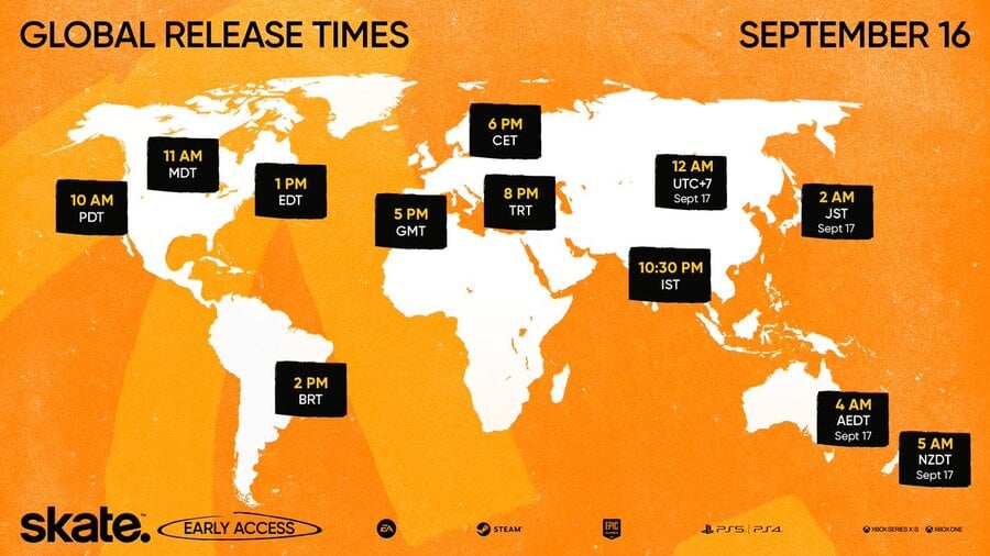 Skate Launches On Xbox Today, And Here Are All The Release Times