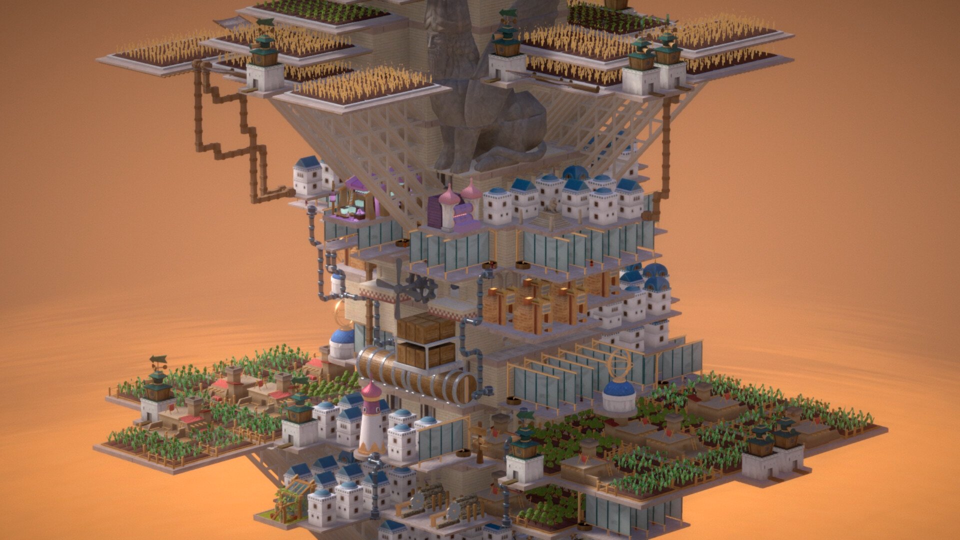 Stario: Haven Tower moves the city-building genre into a single, ever-rising tower block