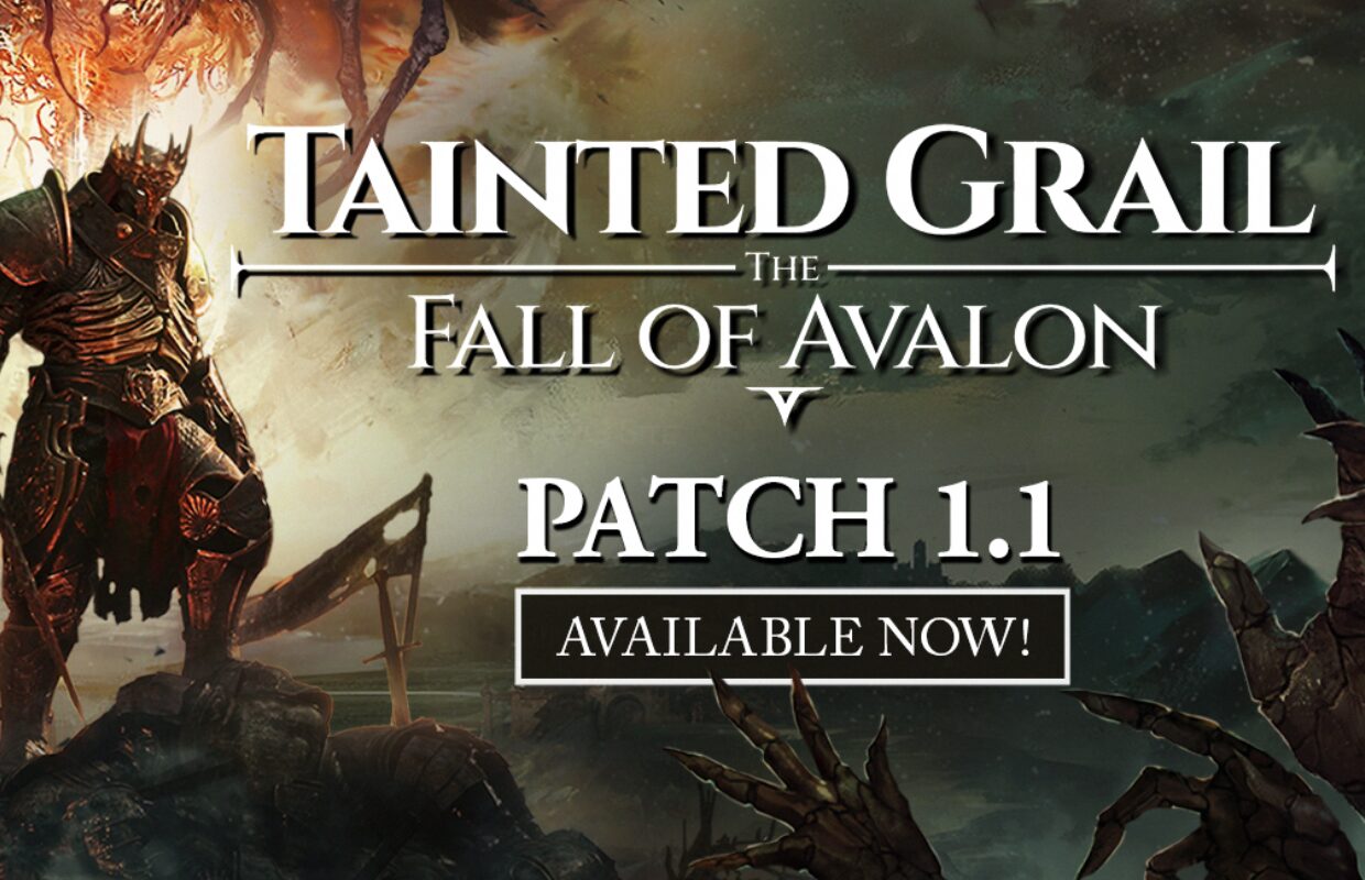 Tainted Grail: The Fall of Avalon Patch 1.1 is now available bringing in new game plus, transmog, & much more