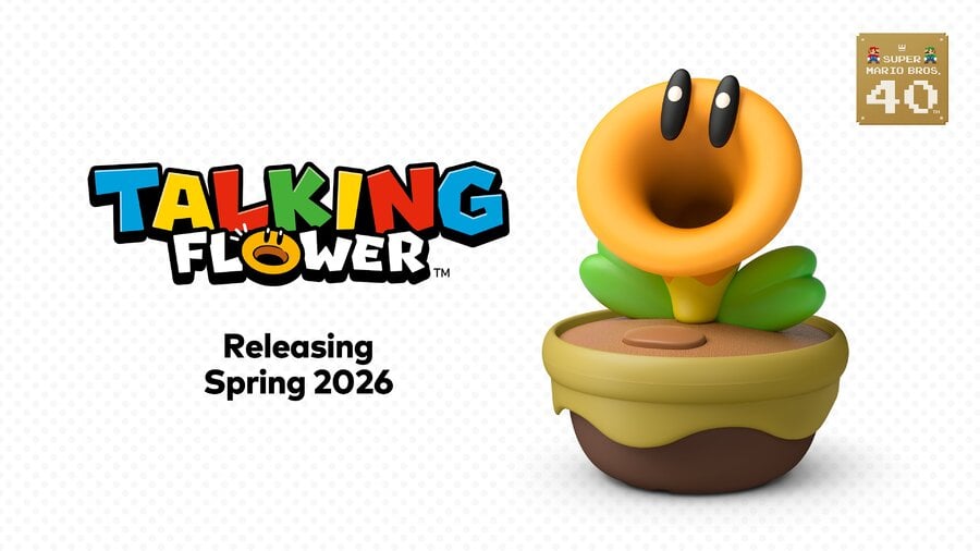 Nintendo Releasing Physical ‘Talking Flower’ From Mario Wonder Next Spring