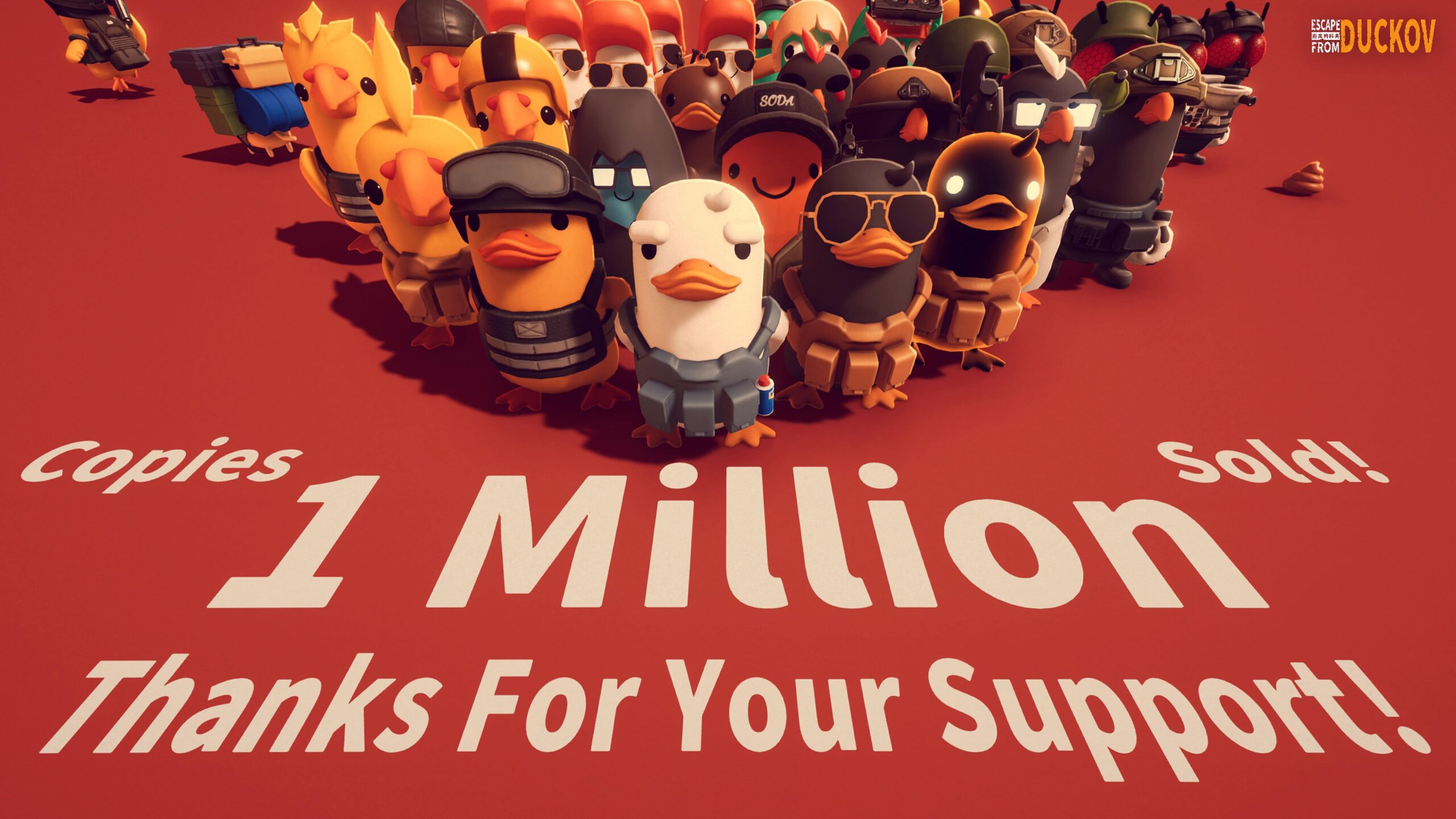 Escape from Duckov sales top one million