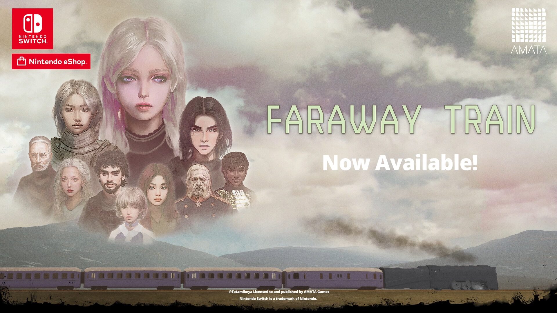 FARAWAY TRAIN now available for Switch