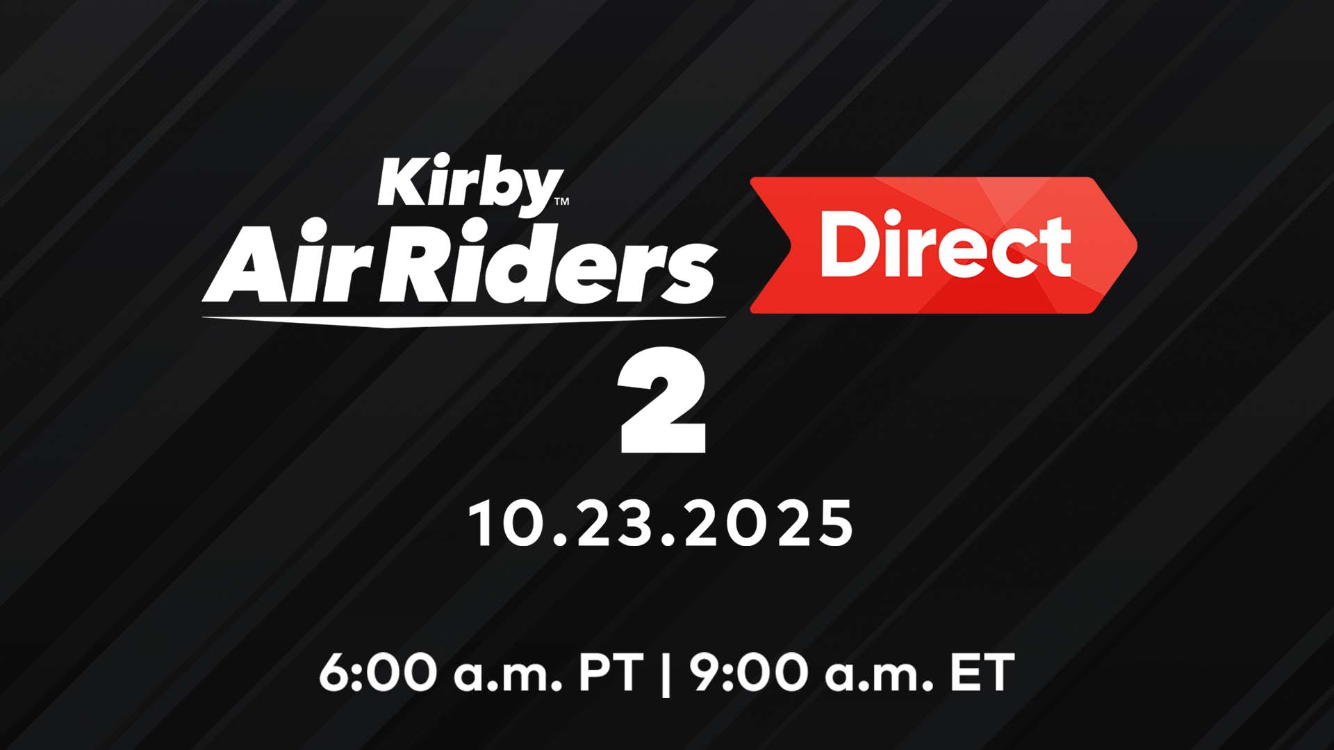 Kirby Air Riders Direct 2 set for October 23
