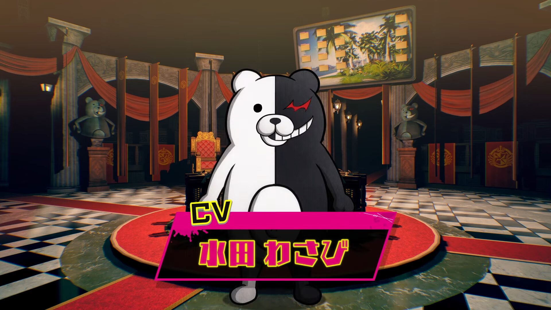 Danganronpa 2×2 – Monokuma voiced by Wasabi Mizuta