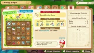Story of Seasons: Grand Bazaar version 1.1.0 update now available, adds ‘Happy Bingo’