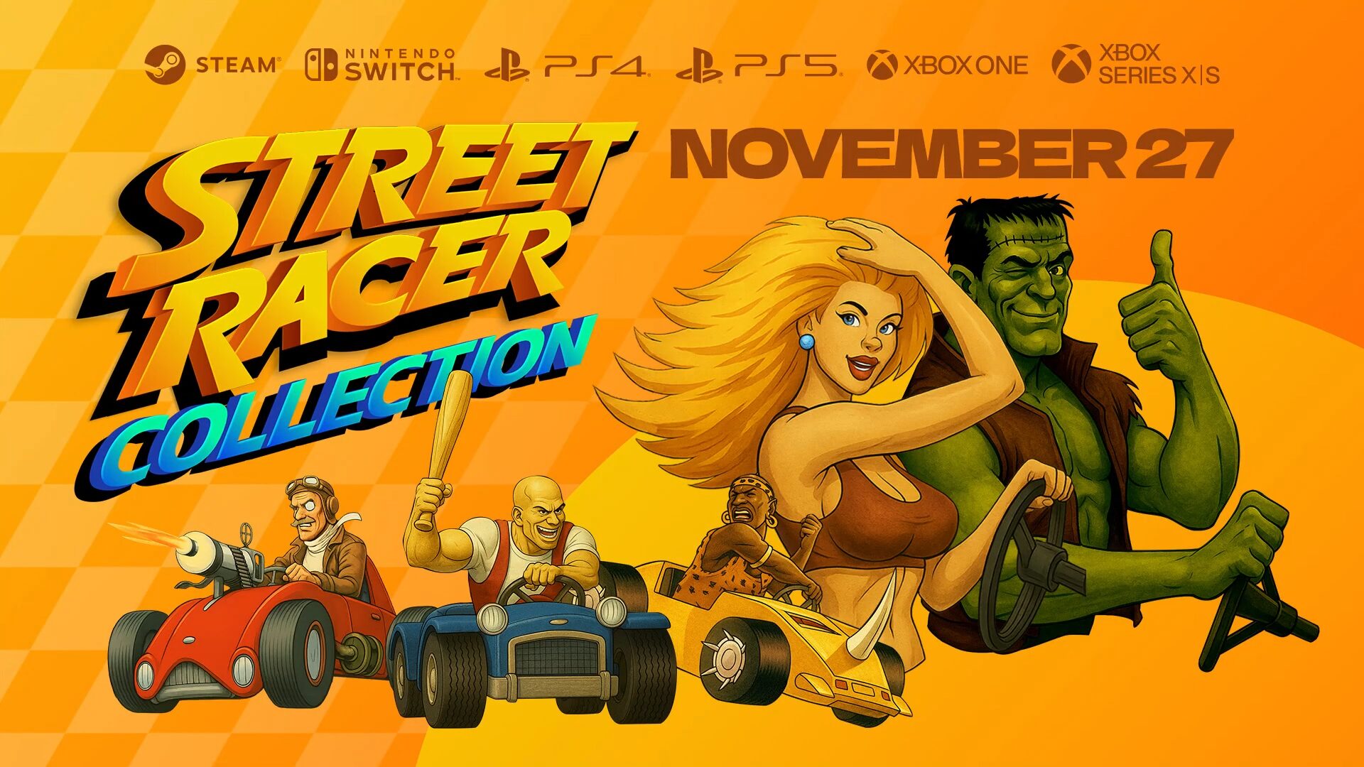 Street Racer Collection launches November 27 for PS5, Xbox Series, PS4, Xbox One, Switch, and PC
