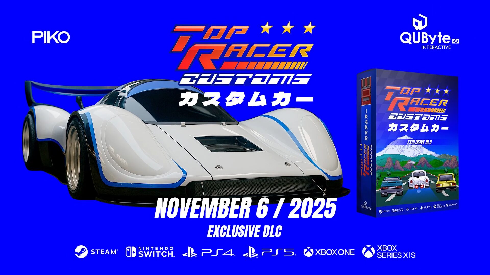 Top Racer Collection DLC ‘Top Racer Customs’ announced