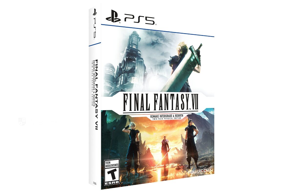 Final Fantasy VII Remake Intergrade and Rebirth Twin Pack physical announced for PS5 with three Blu-ray discs